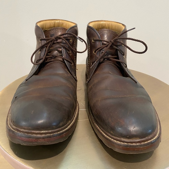 Florsheim FENWAY Plain Toe Chukka Boot Brown Mens Size 10.5 - Picture 8 of 15